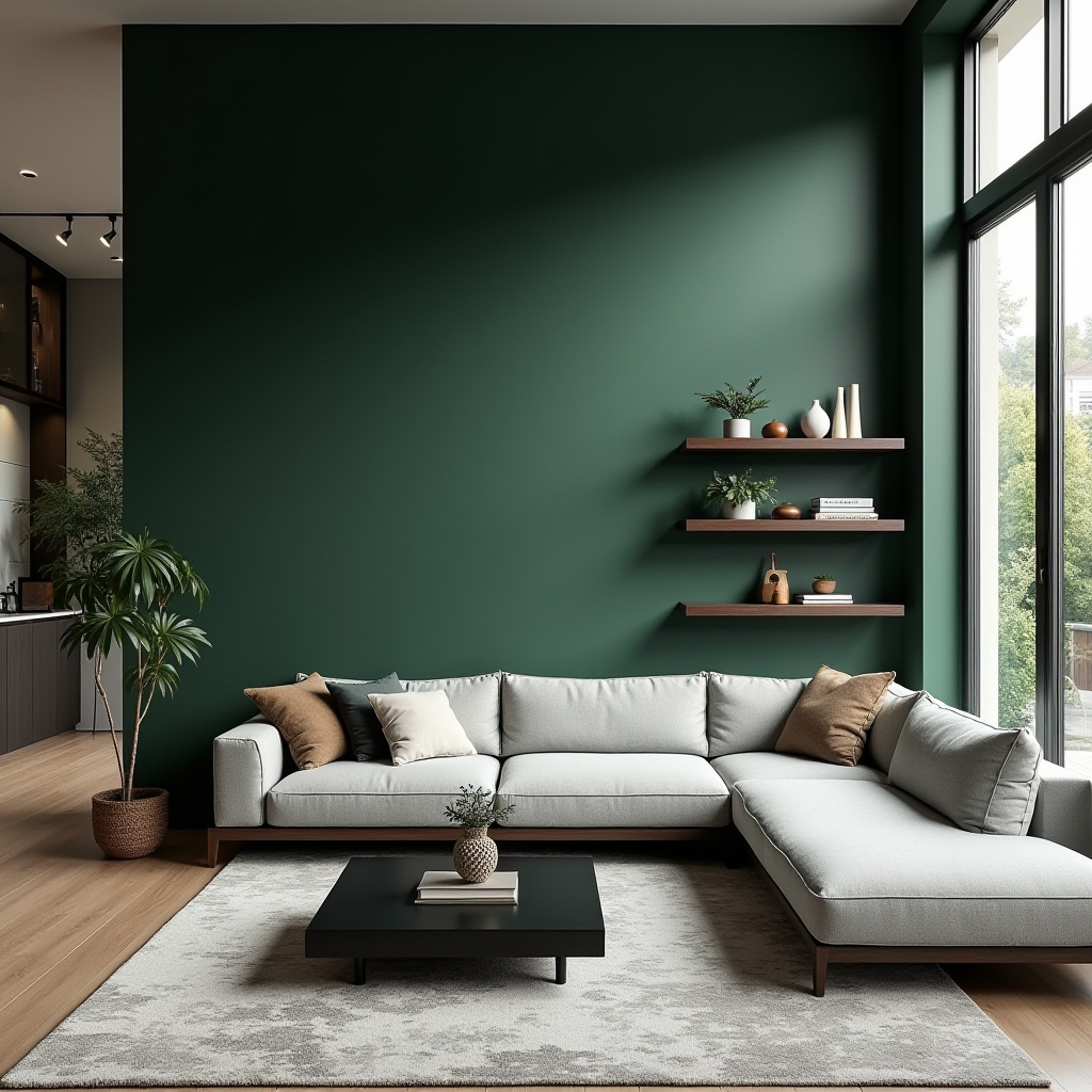 Accent Wall In Living Room 13