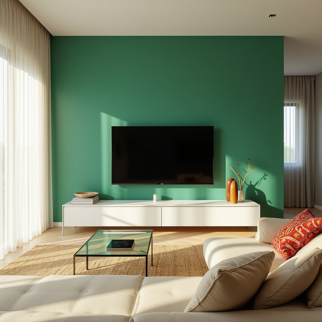 Accent Wall In Living Room 2