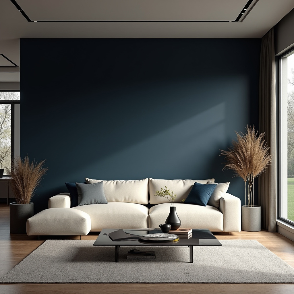 Accent Wall In Living Room 29
