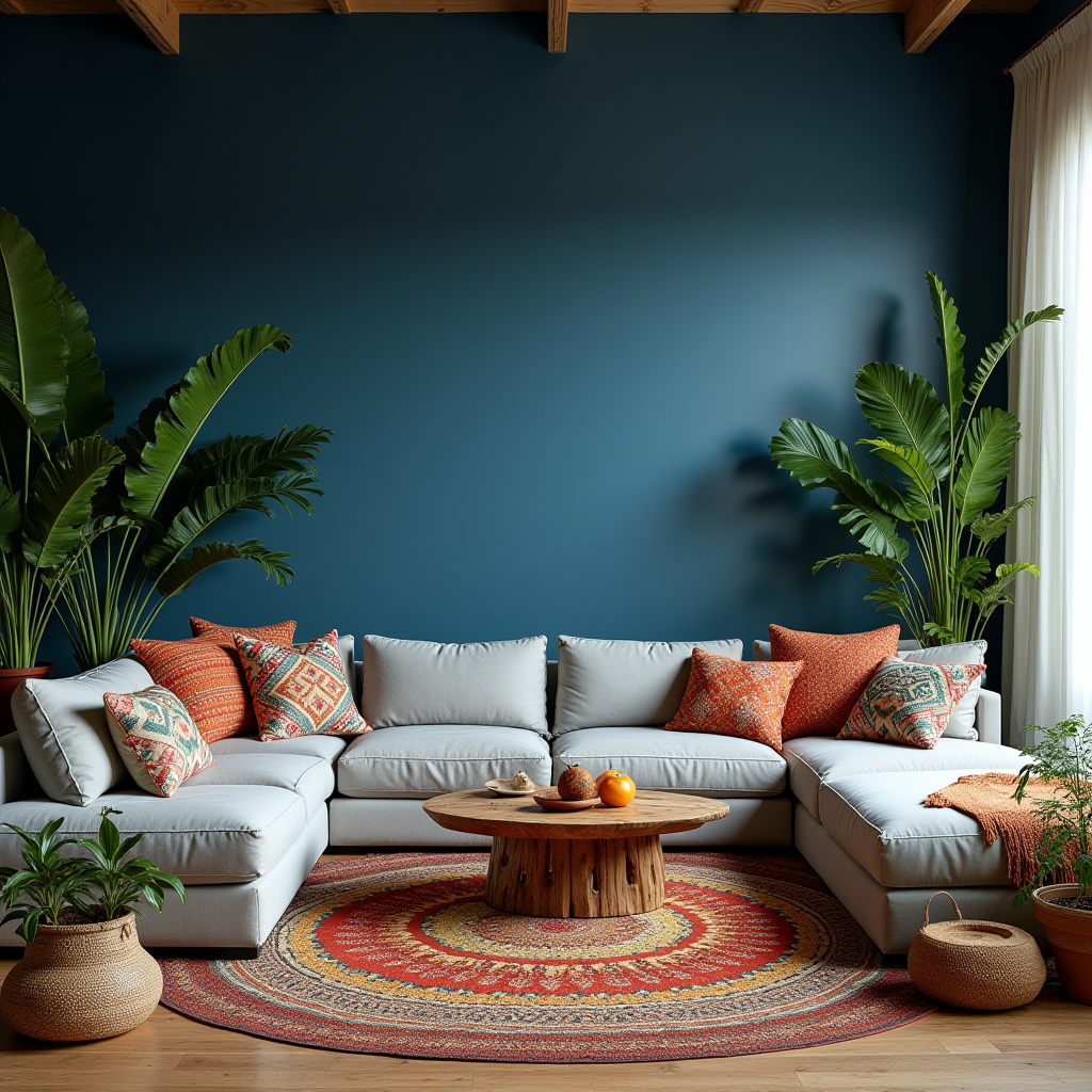 African Inspired Living Room 10