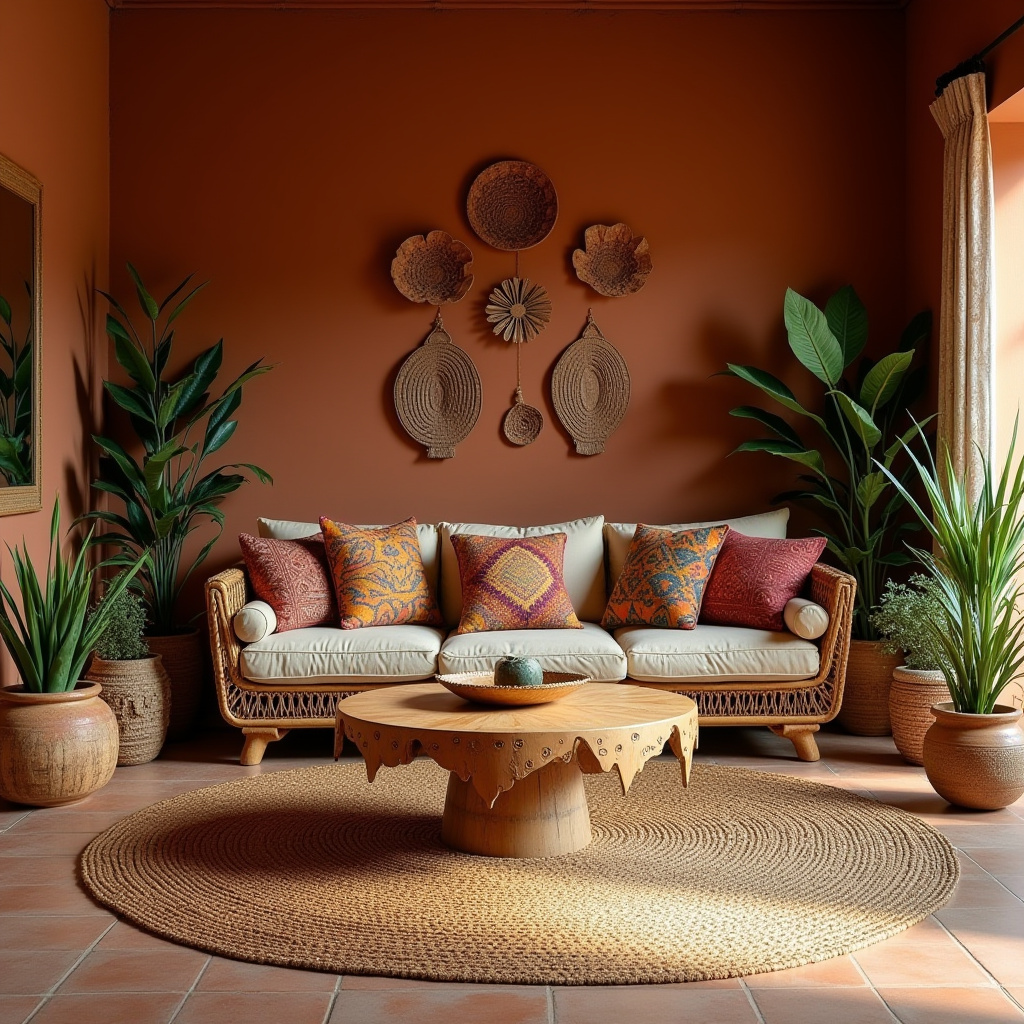 African Inspired Living Room 2