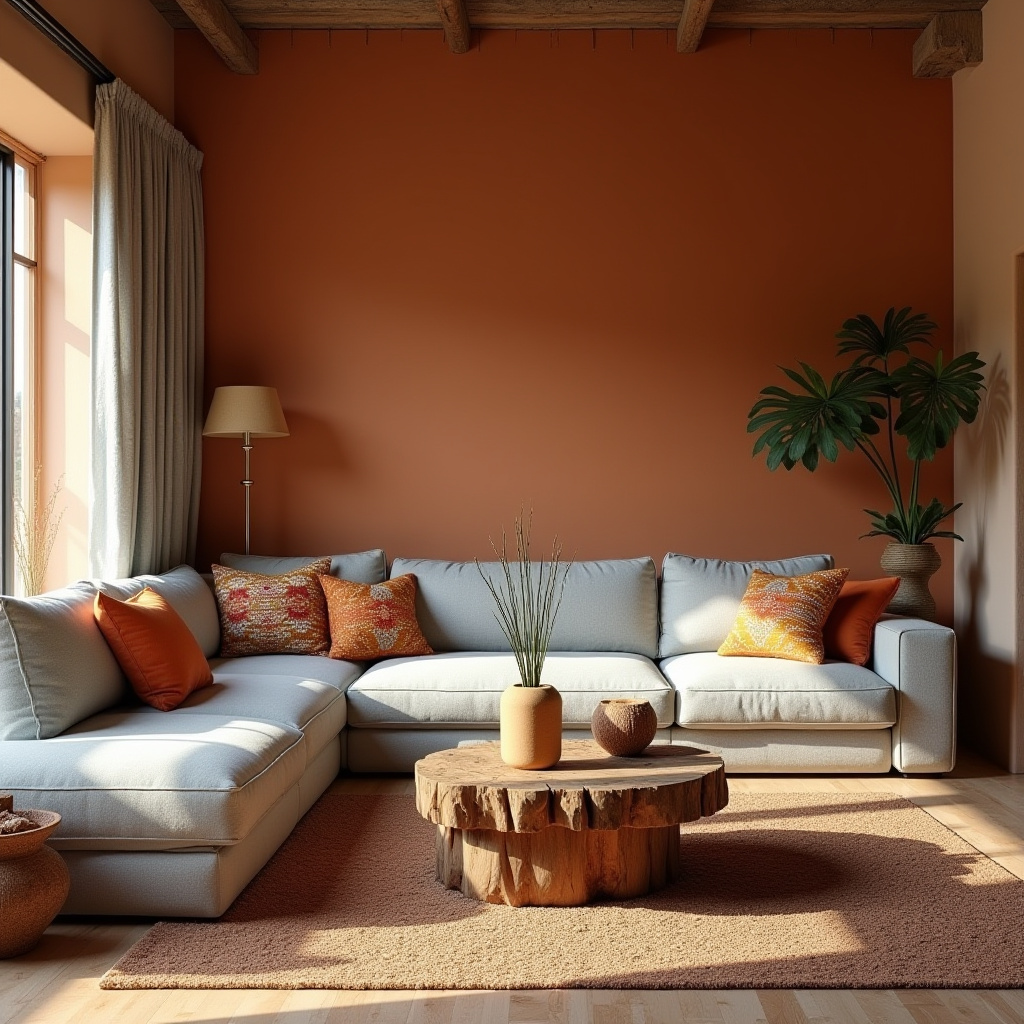 African Inspired Living Room 20
