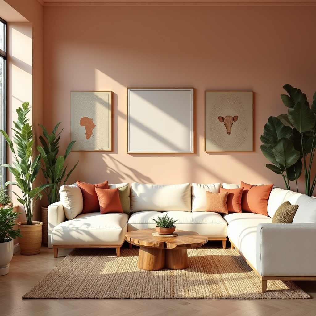 African Inspired Living Room 27