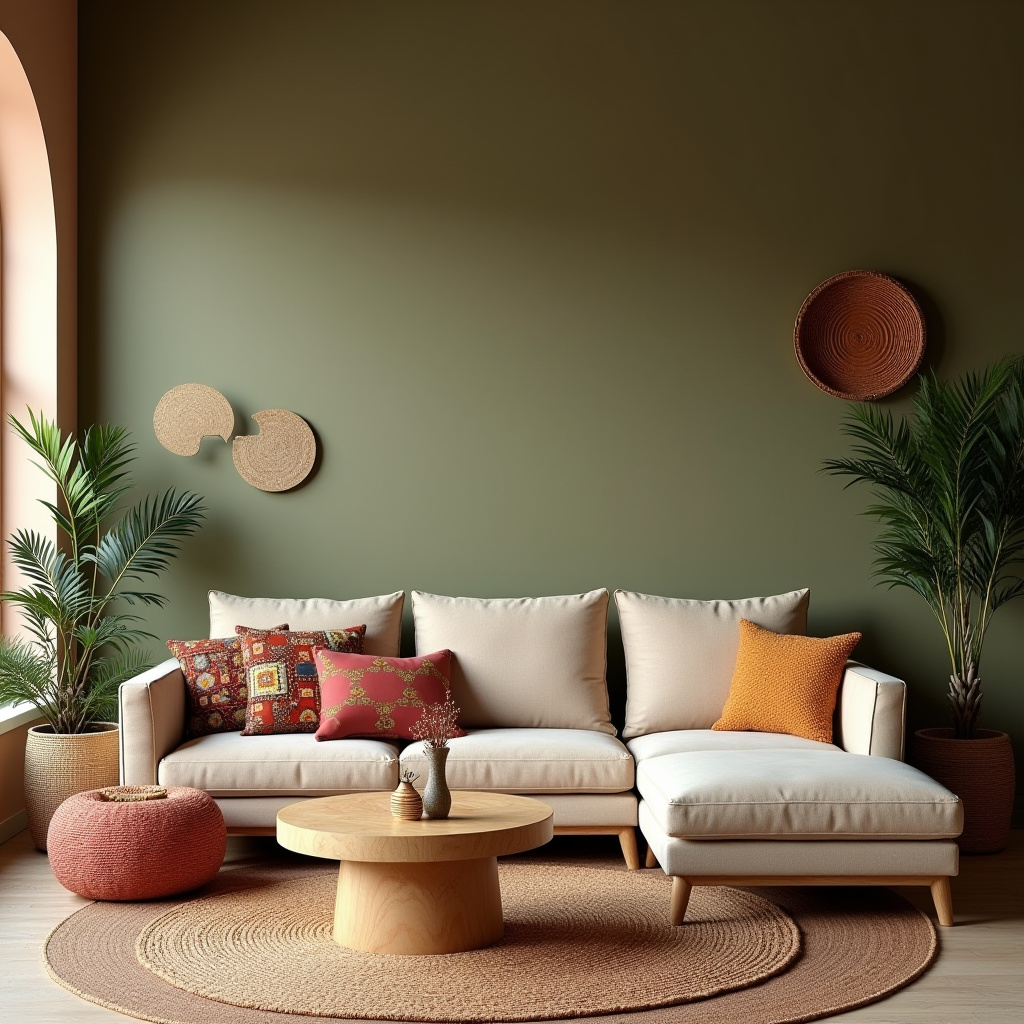 African Inspired Living Room 29
