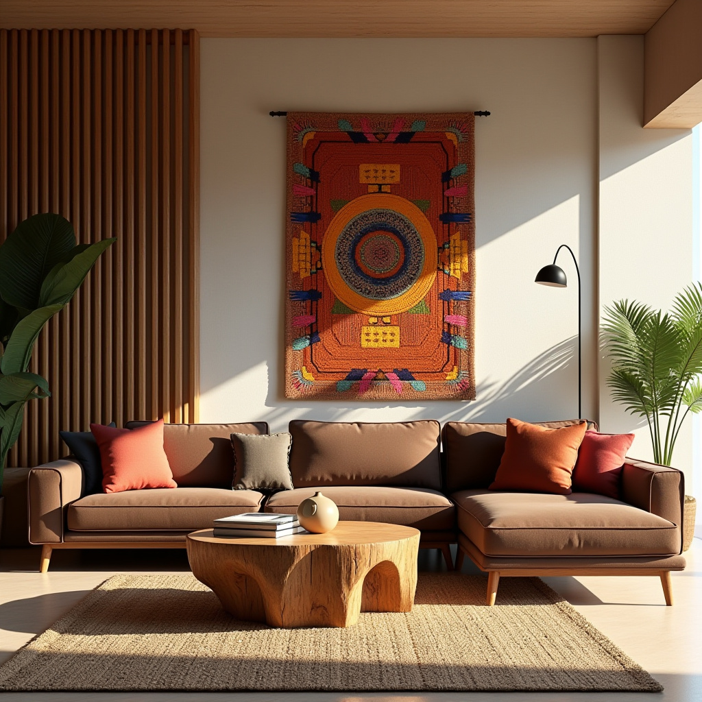 African Inspired Living Room 4