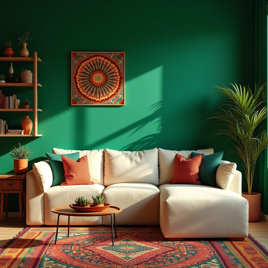 African Inspired Living Room 5