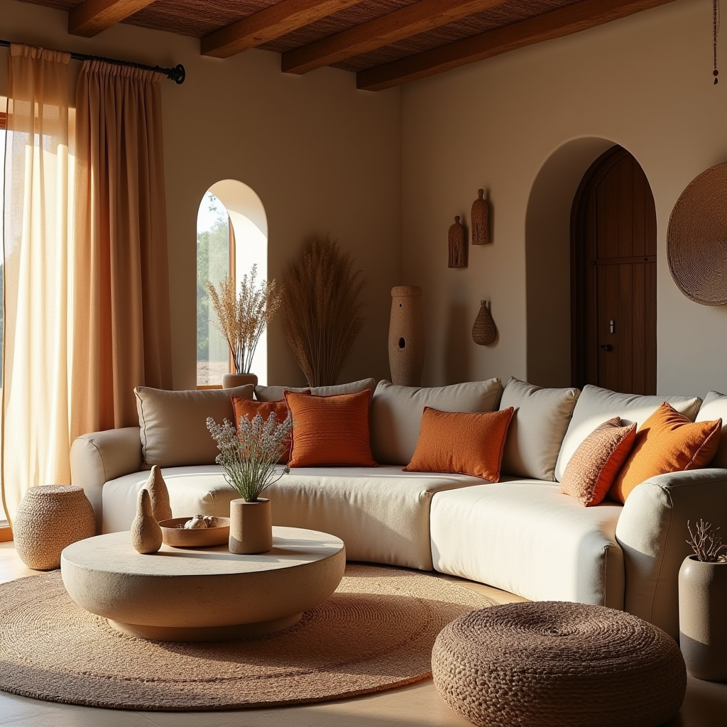 African Inspired Living Room 8