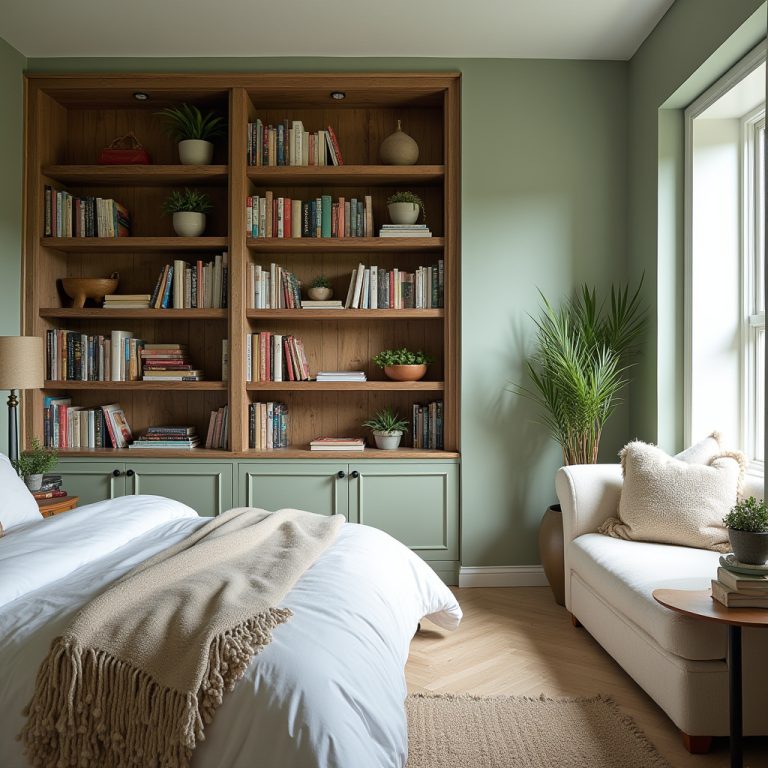 Bedroom Bookshelves 1