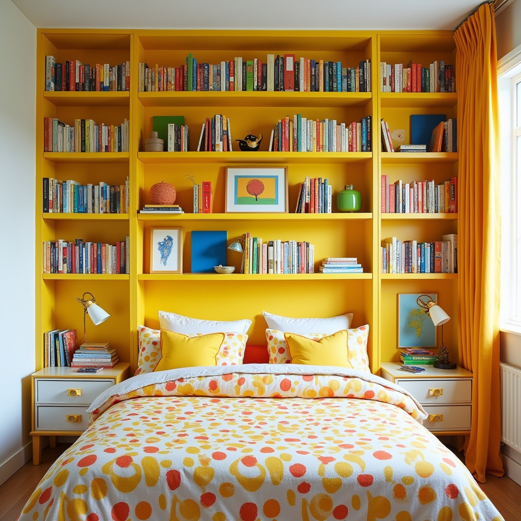 Bedroom Bookshelves 11