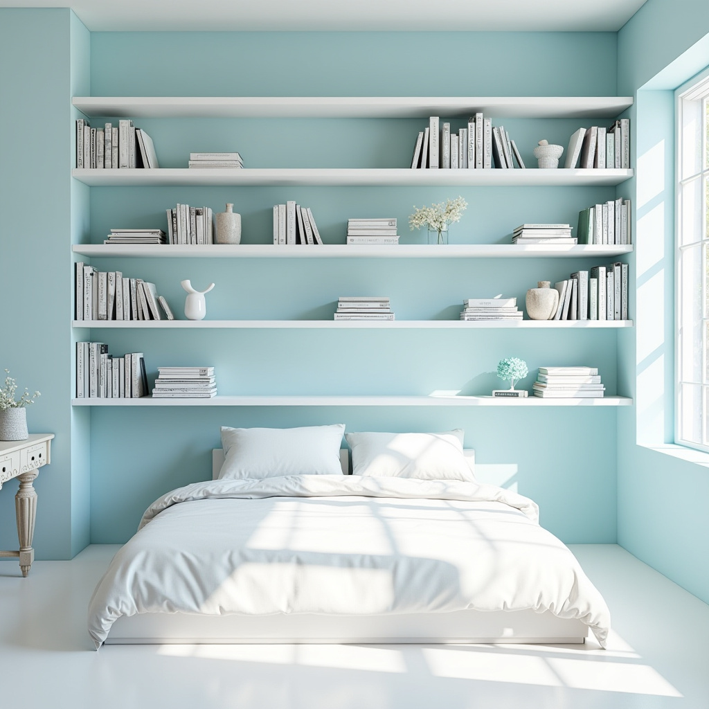 Bedroom Bookshelves 17