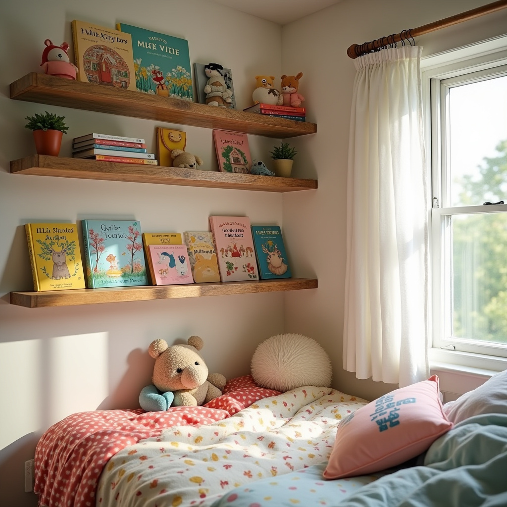 Bedroom Bookshelves 19