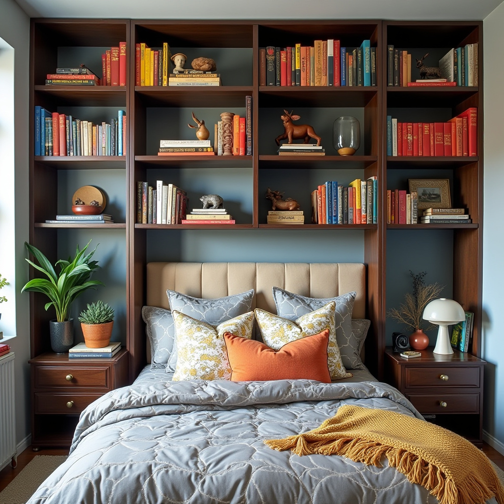 Bedroom Bookshelves 20