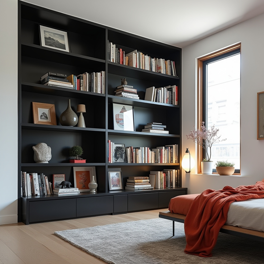 Bedroom Bookshelves 22