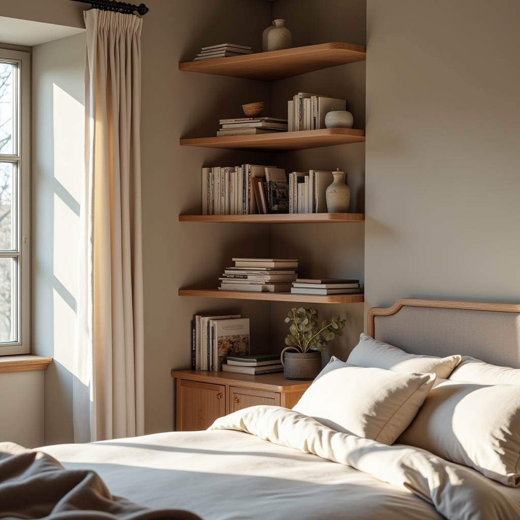 Bedroom Bookshelves 23