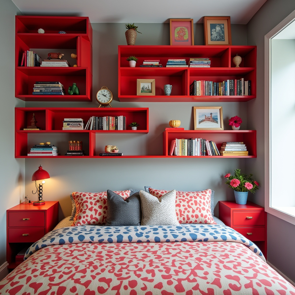 Bedroom Bookshelves 24