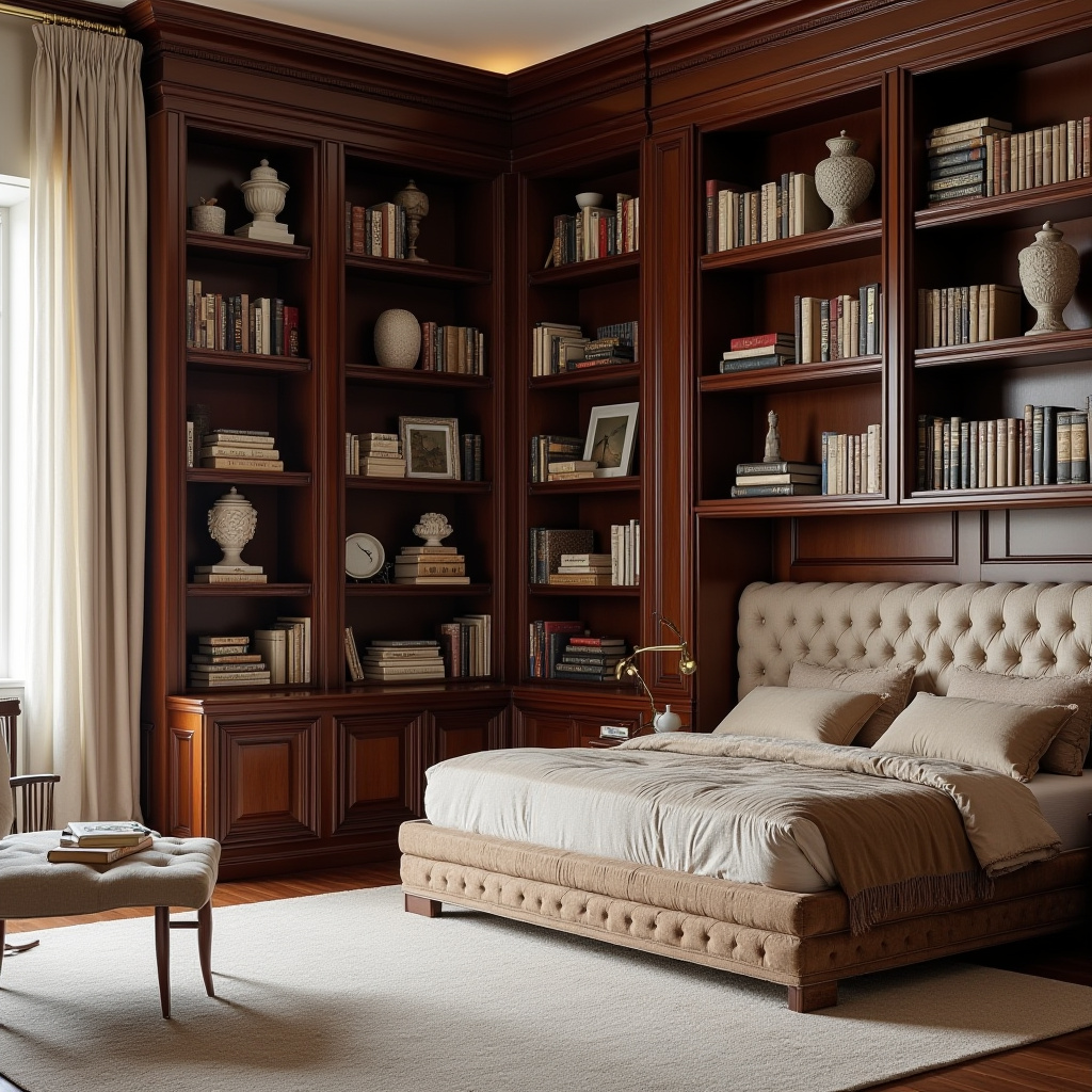 Bedroom Bookshelves 25