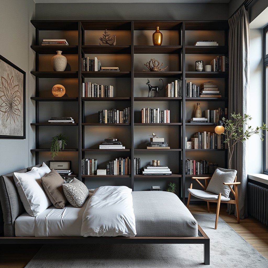 Bedroom Bookshelves 27