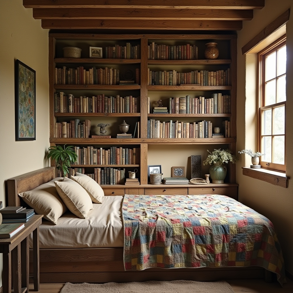 Bedroom Bookshelves 30