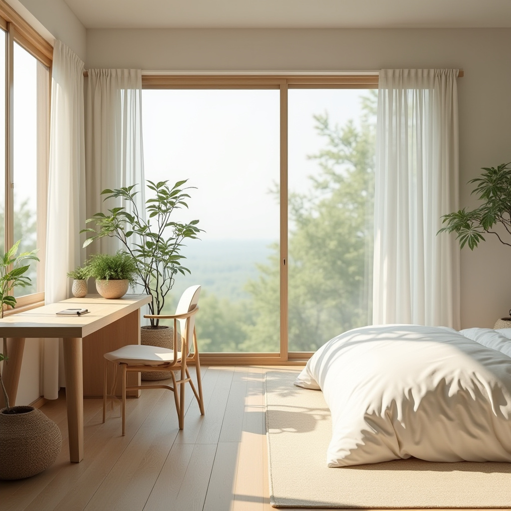 Bedroom With Desk 11