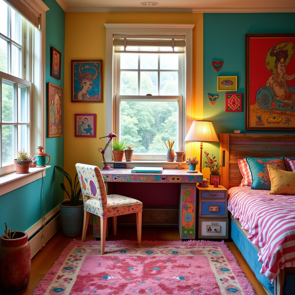 Bedroom With Desk 12