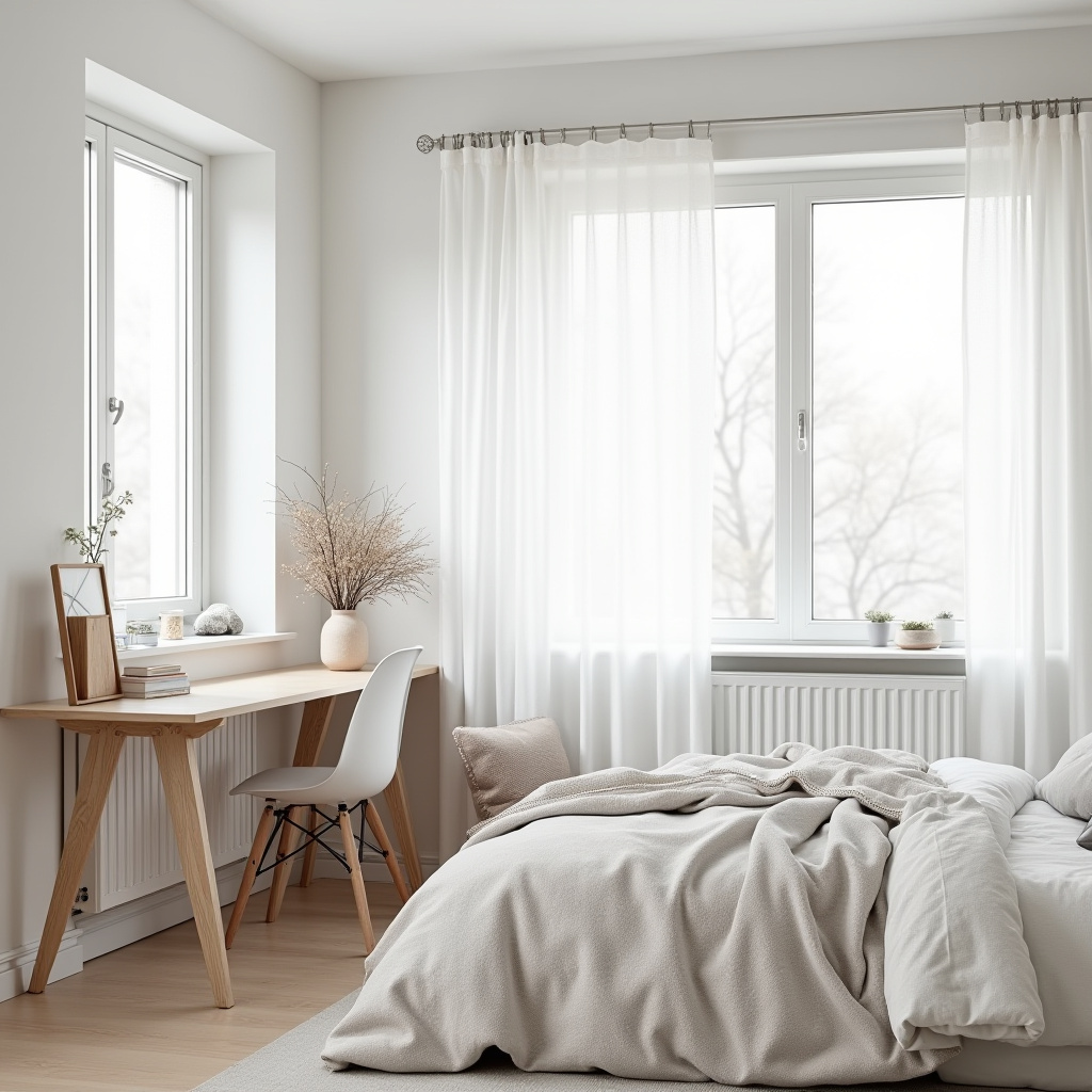 Bedroom With Desk 14