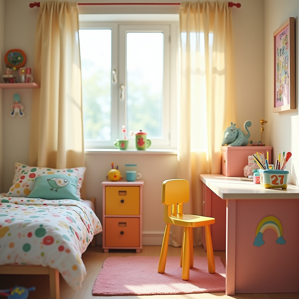 Bedroom With Desk 15