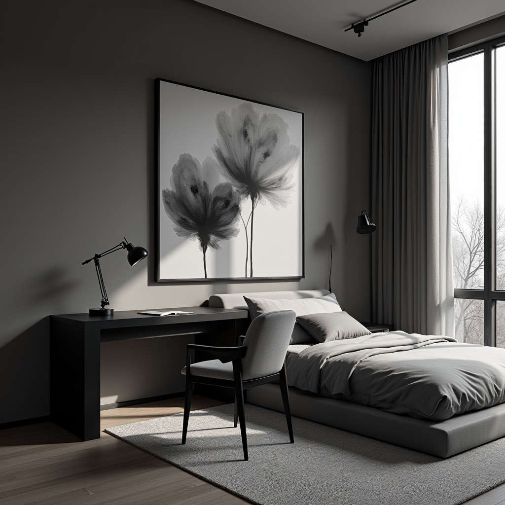Bedroom With Desk 7