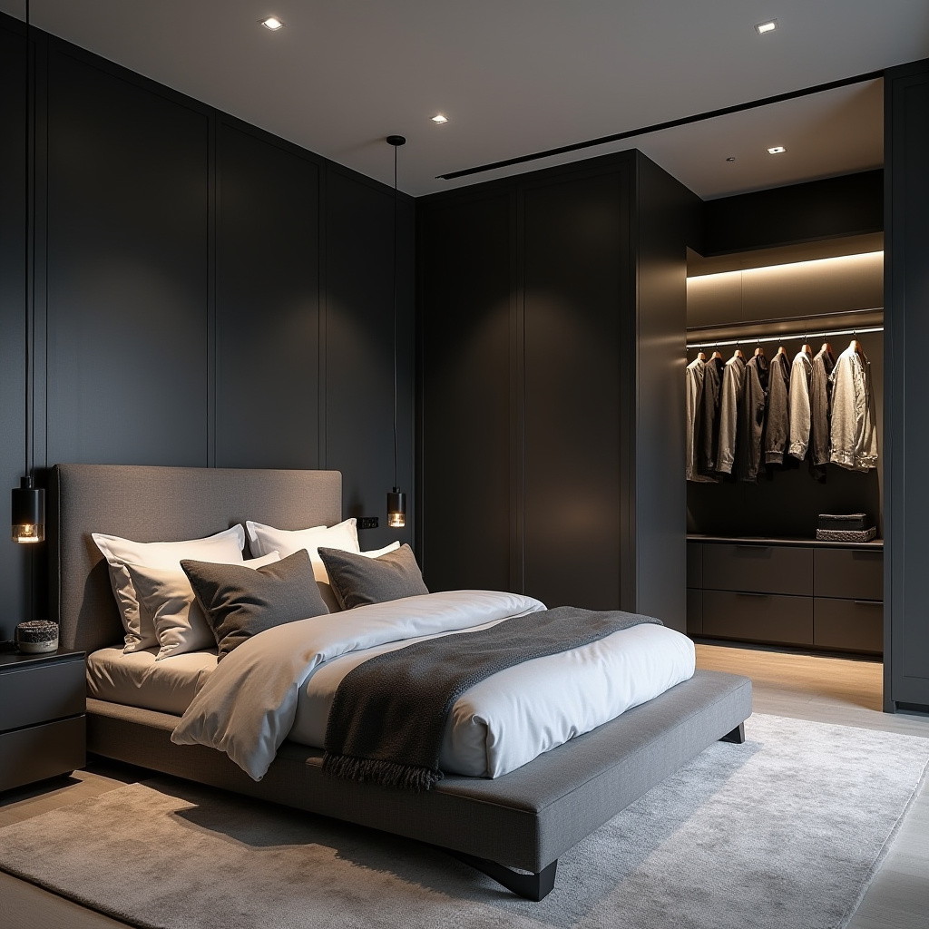 Bedroom With Walk In Closet 12