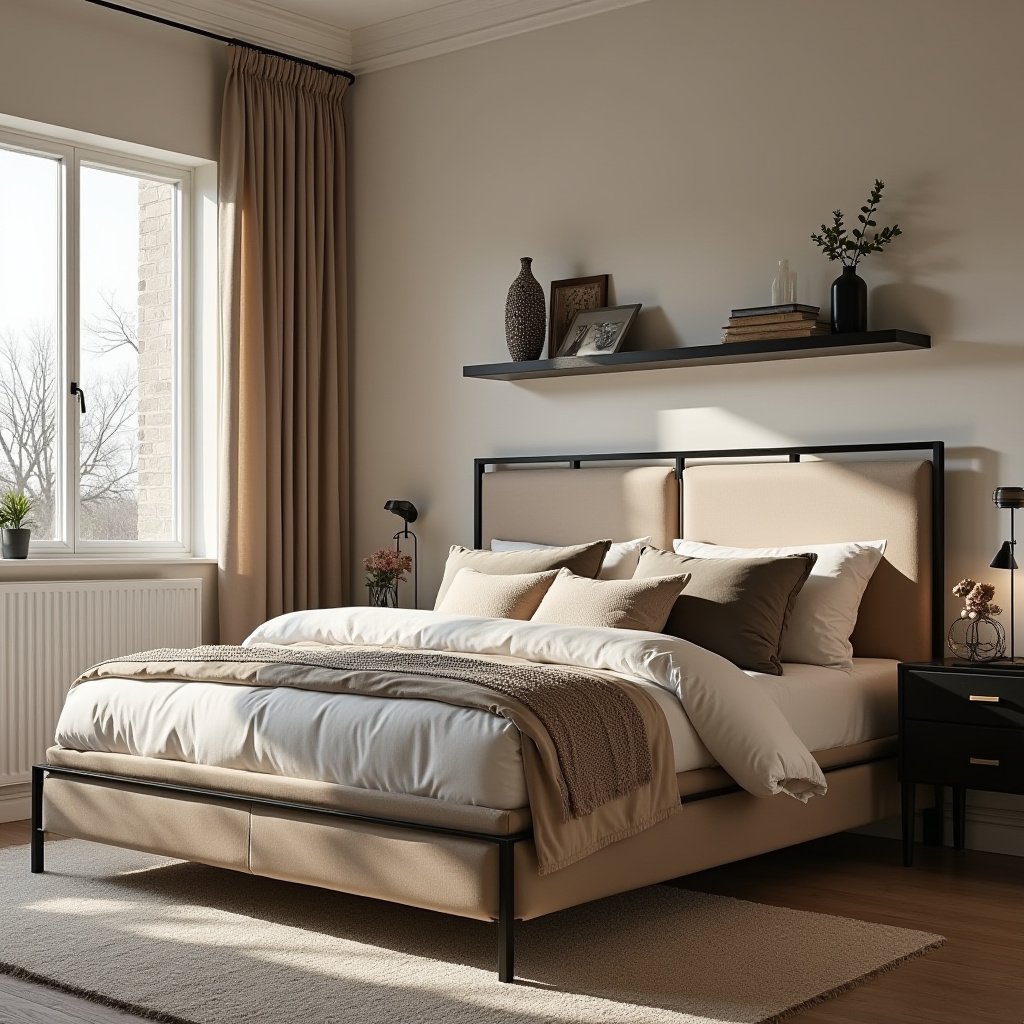 Beige And Black Bedroom Ideas 1