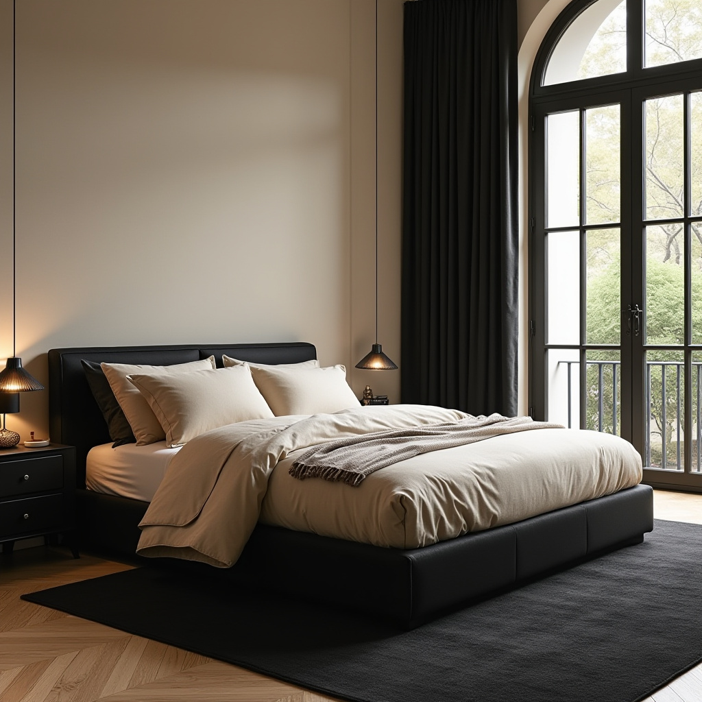 Beige And Black Bedroom Ideas 15