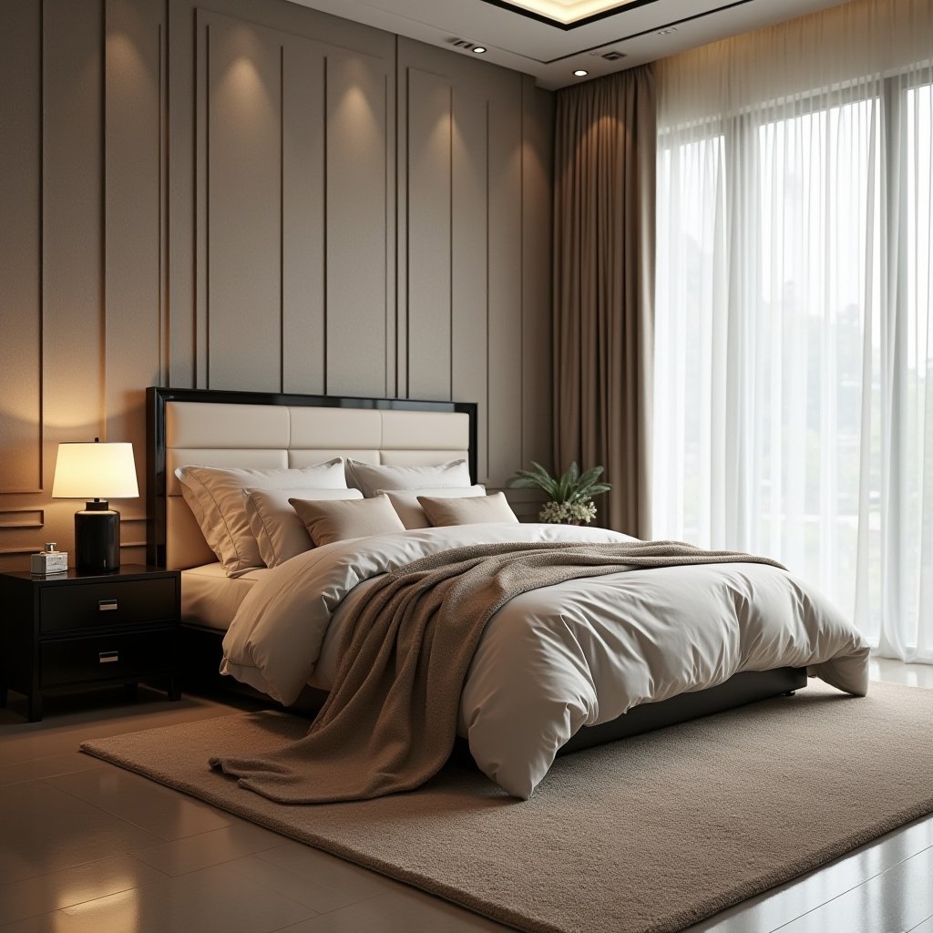 Beige And Black Bedroom Ideas 16