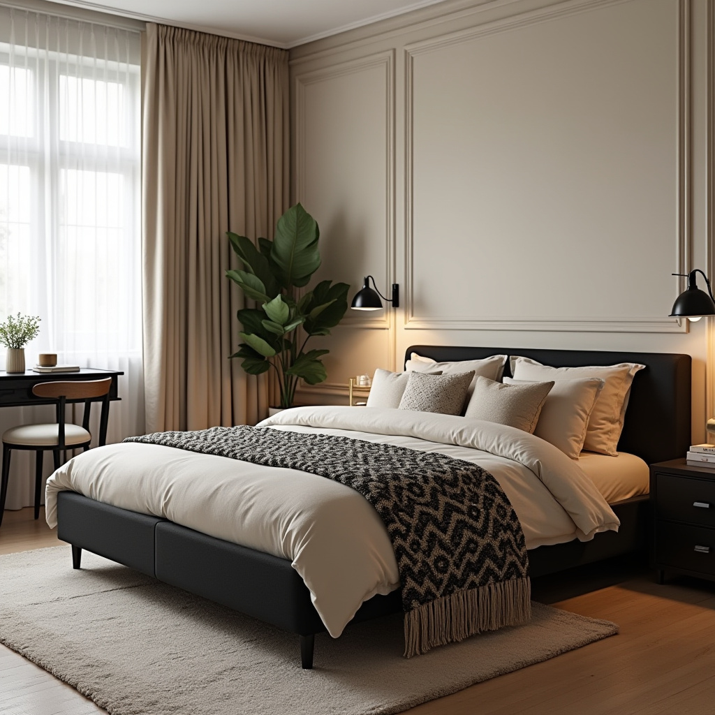 Beige And Black Bedroom Ideas 17
