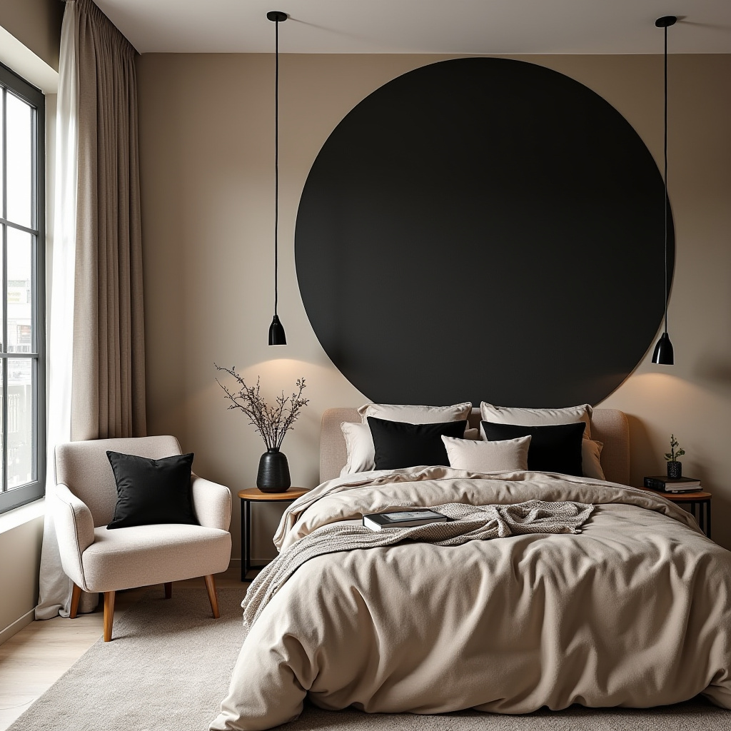 Beige And Black Bedroom Ideas 23