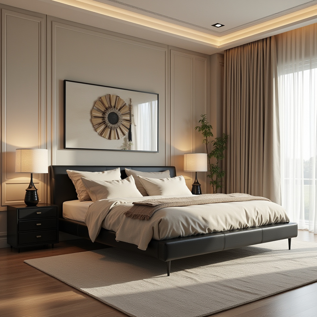 Beige And Black Bedroom Ideas 28