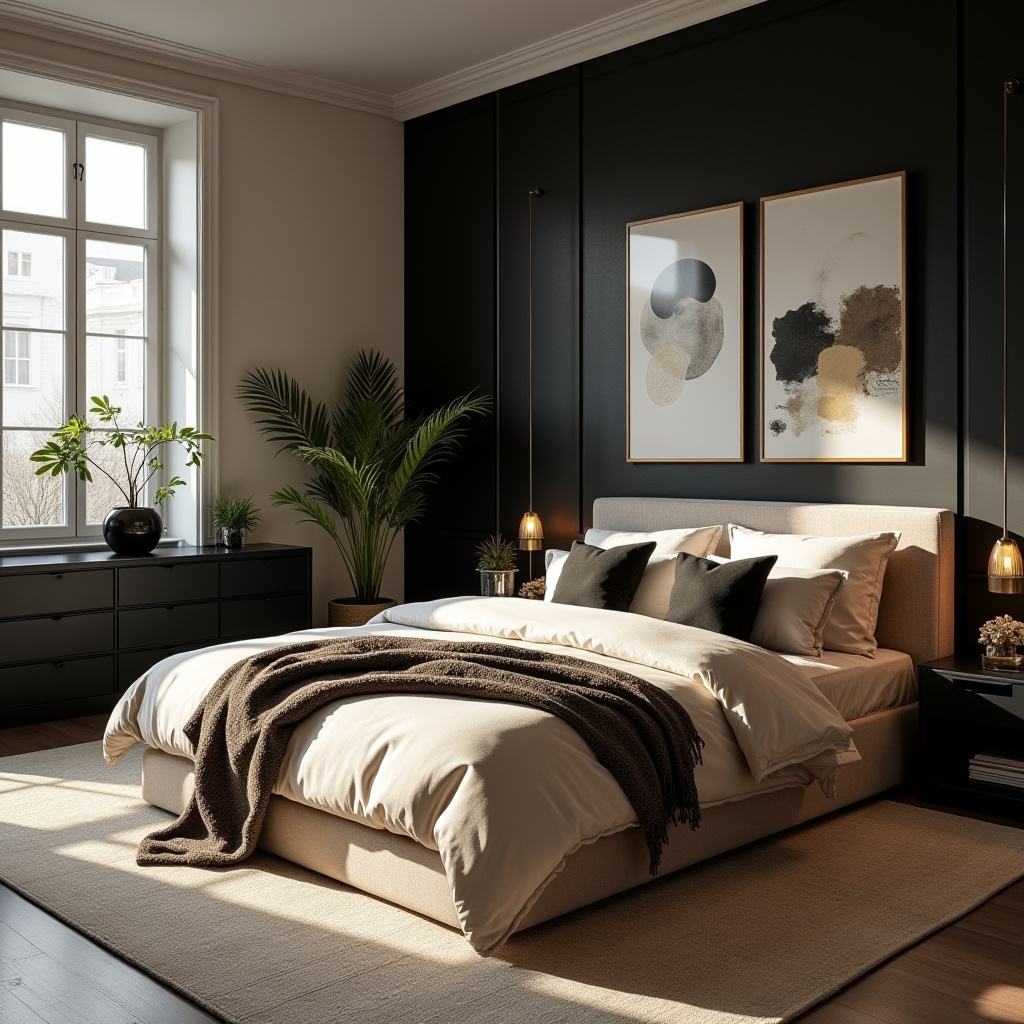 Beige And Black Bedroom Ideas 3