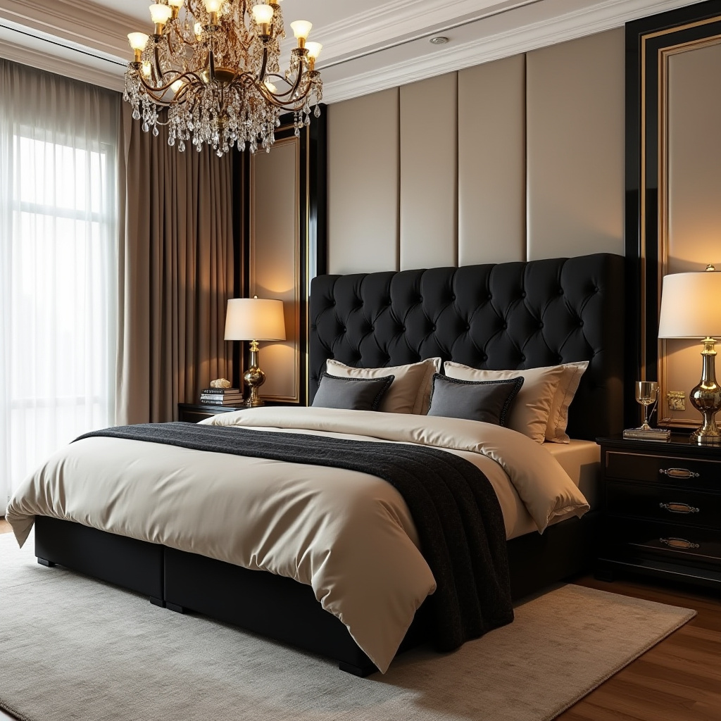 Beige And Black Bedroom Ideas 7
