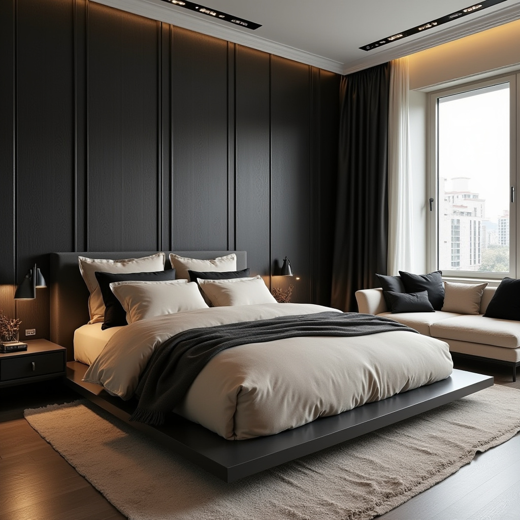 Beige And Black Bedroom Ideas 8