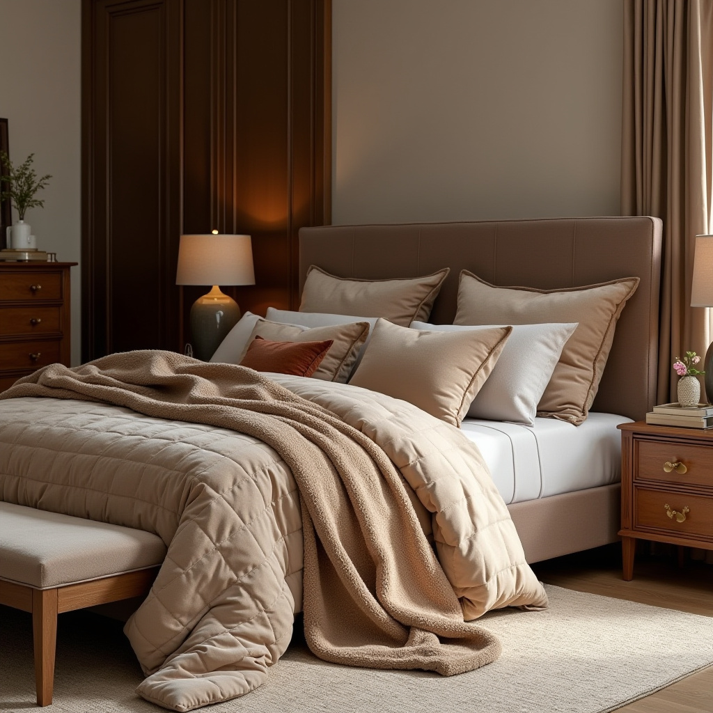 Beige And Brown Bedroom Ideas 7