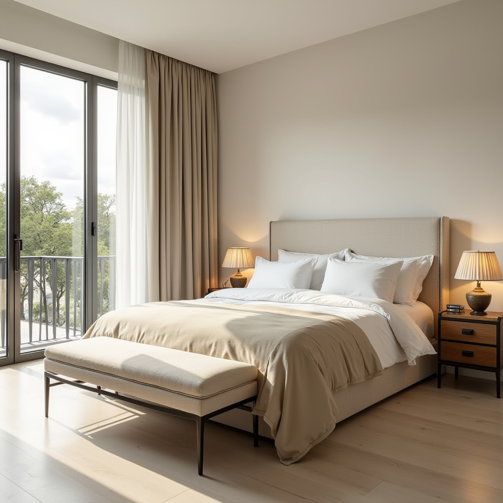 Beige And White Bedroom Ideas 26