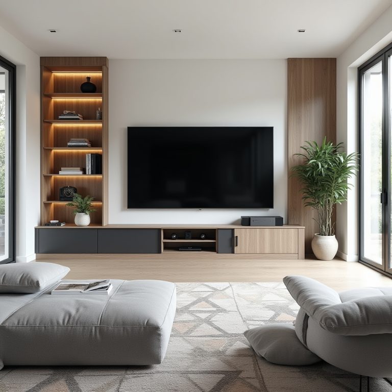 Big Tv Wall Ideas Living Room 1