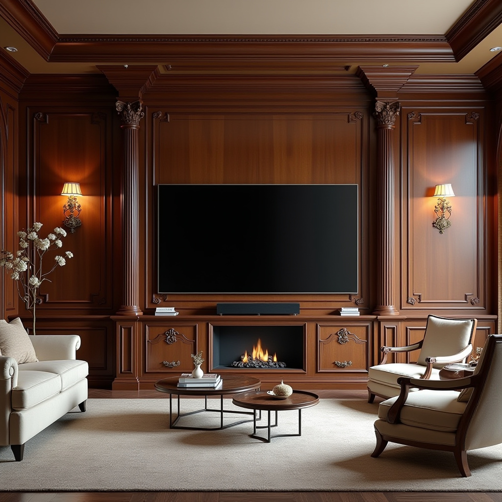 Big Tv Wall Ideas Living Room 14