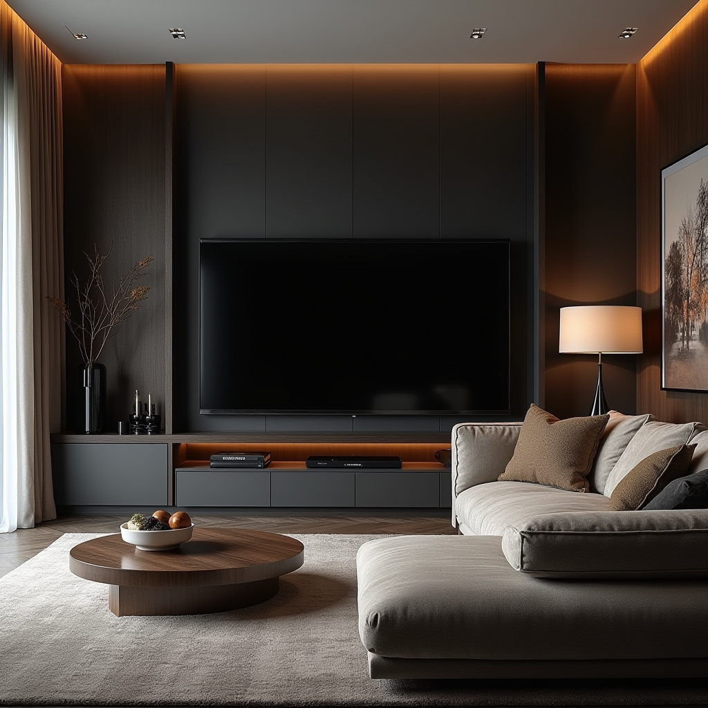 Big Tv Wall Ideas Living Room 19