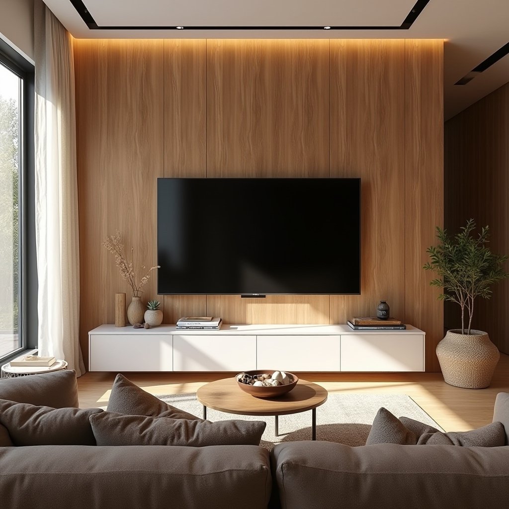 Big Tv Wall Ideas Living Room 20