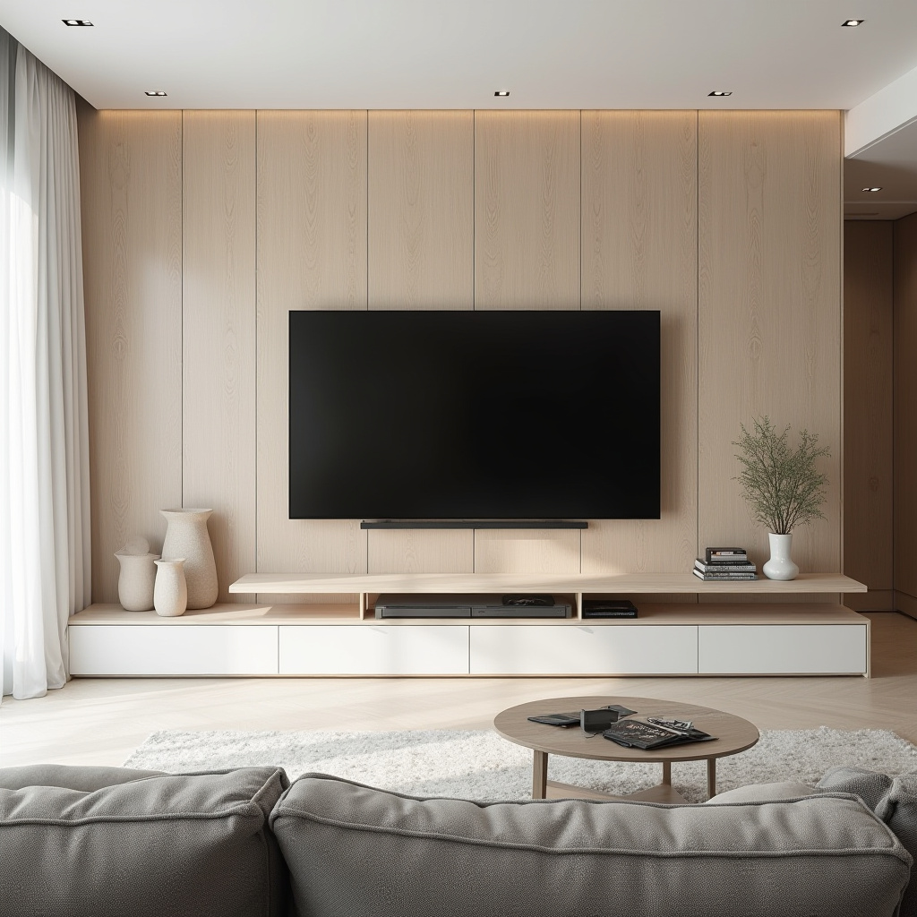 Big Tv Wall Ideas Living Room 23