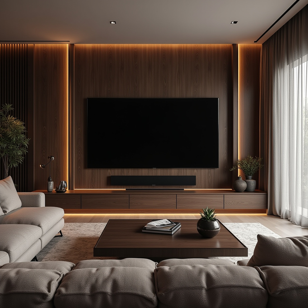 Big Tv Wall Ideas Living Room 25