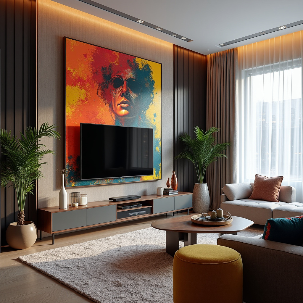 Big Tv Wall Ideas Living Room 27
