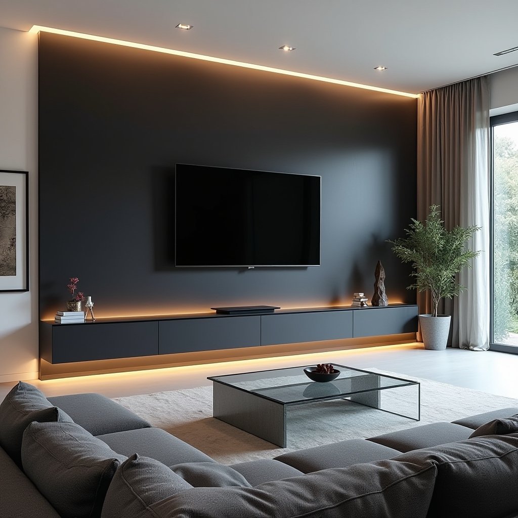 Big Tv Wall Ideas Living Room 7