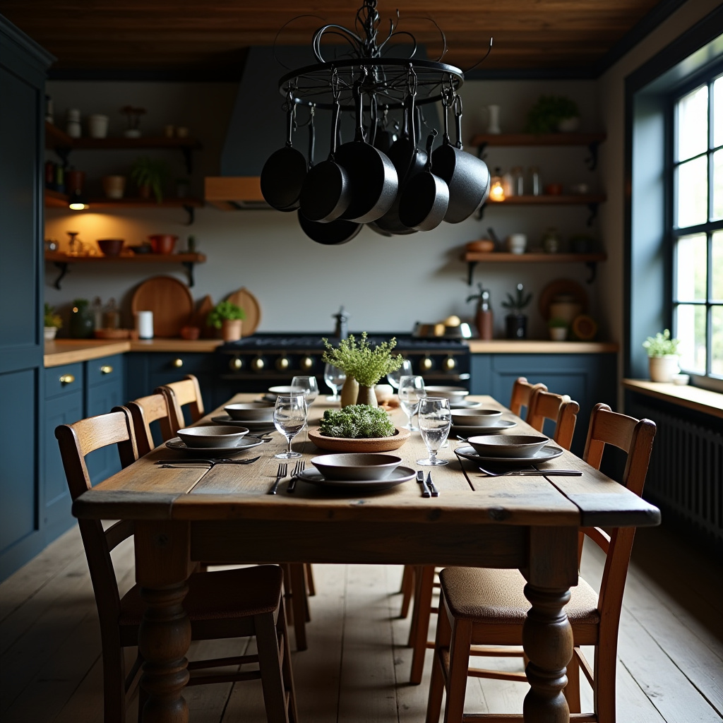 Black Rustic Kitchen 6