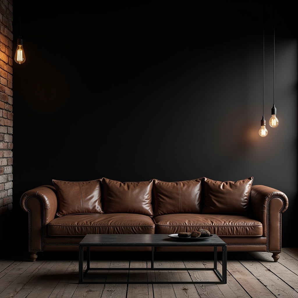 Black Wall Living Room 5