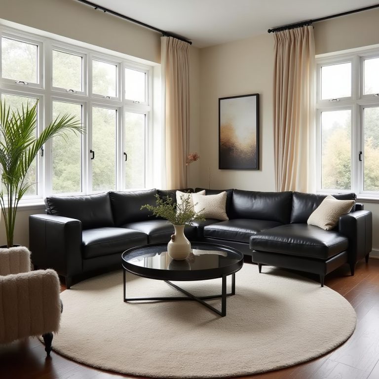 Black And Cream Living Room 1